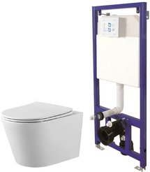 Комплект системы инсталляции BASARDO BS-112-001 с унитазом bs113-00
