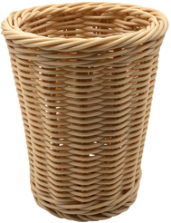 Подставка д/столовых приборов Handy Home Полиротанг 13,5х13,5х16см бежевый, ПП