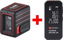 Промонабор Дальномер лазерный ADA Cosmo MICRO 25 дальность до 25м+ Уровень ADA Cube MINI Basic Edition