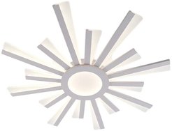 Люстра светодиодная управляемая TERESA 100W R-APP-680x50-WHITE/WHITE-220-IP20