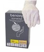 Перчатки латексные Benovy S 50пар опудренные, гладкие