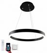 Люстра светодиодная управляемая STELLA 64W BLACK/WHITE 400x1200 мм