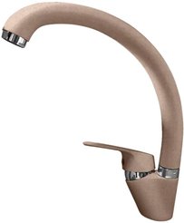 Смеситель кухонный GranFest 3323 328 латунь, бежевый, без подводки