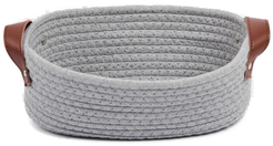 Корзинка плетеная Storidea Dia 30х20х10см хлопок, серый