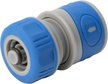 Соединитель аквастоп быстросъемный Мегасад для шланга 1/2"-5/8" с резиновым покрытием