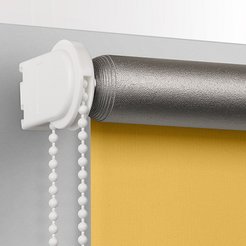 Штора рулонная Blackout Silver 110х160см медовый