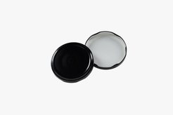 Крышки д/банок ТО-82 металлические 20шт черная