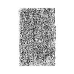 Коврик для ванной комнаты поликоттон, 60х100см, FLUFFY серо-белый 
