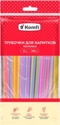 Трубочки д/коктейля Komfi 21см 100шт