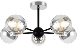 Люстра Freya FR5271PL-05B Черный и Хром 5хE14 40Вт 