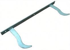 Кронштейн для чуг.радиатора на полосе (300мм)