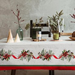Скатерть прямоугольная Vse DOMA Рождественское утро 145х180см хлопок