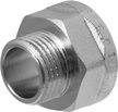 Переходник латунный с ребордой 3/4"х1/2" внутренняя-наружная резьба