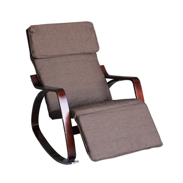 Кресло-качалка с механизмом TXRC-02 (Coffee) толщина сидения 4см,ширина каркаса 6см