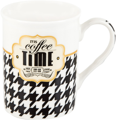 Кружка Nouvelle Home Modern It is coffee time 375мл фарфор