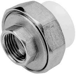Муфта комбинированная разъемная (Американка) внутренняя резьба PN25 d25х1/2" раструбная
